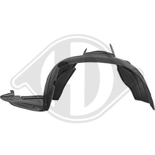DIEDERICHS Wheel arch cover rear and front Citroen C4 Mk1 new 4000009