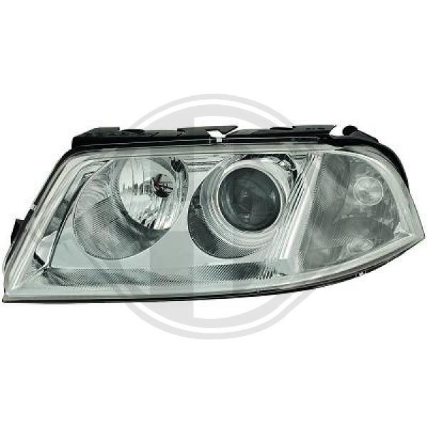 DIEDERICHS 2246981 Headlight Left, H7/H7, Halogen, for right-hand traffic, without motor for headlamp levelling