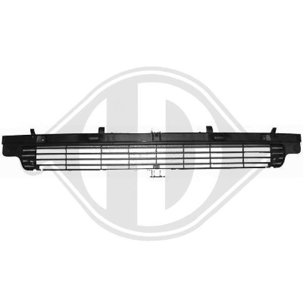 DIEDERICHS 2271041 Front grill VW TRANSPORTER 2011 in original quality