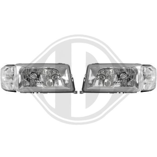 DIEDERICHS Front headlights LED and Xenon MERCEDES-BENZ 190 (W201) new 1620380