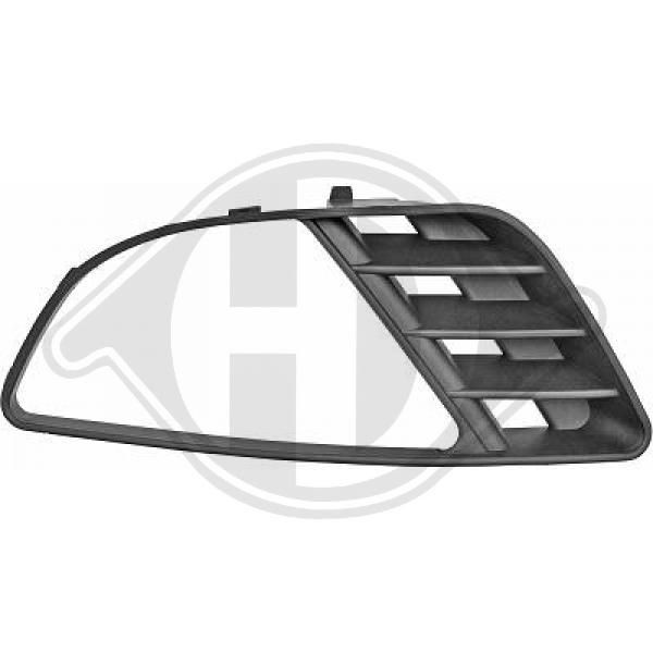 DIEDERICHS Priority Parts Fitting Position: Left, Vehicle Equipment: for vehicles with front fog light Ventilation grille, bumper 1404049 buy