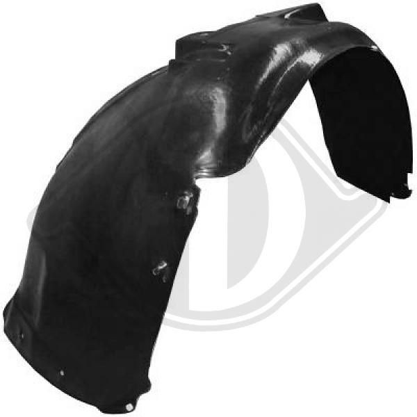 DIEDERICHS 1016208 Panelling, mudguard Right Front