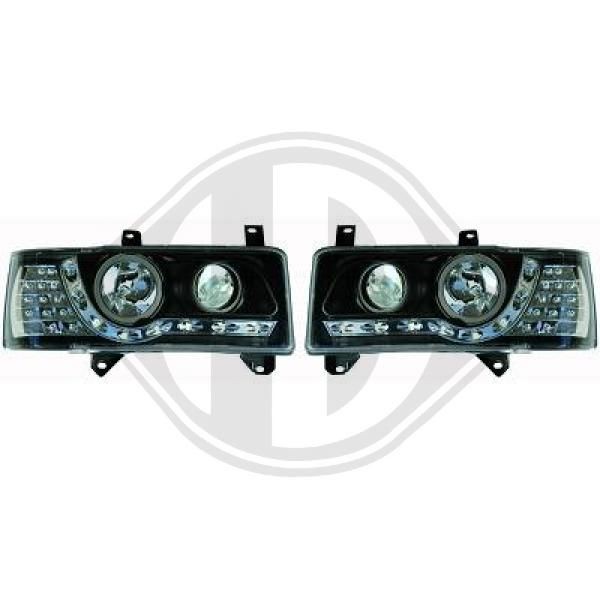 original T4 Transporter Headlights Xenon and LED DIEDERICHS 2270685