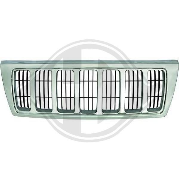 Jeep Radiator Grille DIEDERICHS 2612240 at a good price