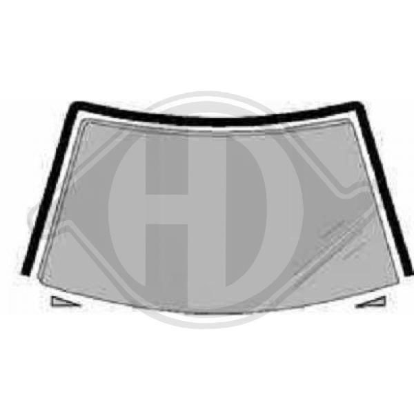 Peugeot Trim- / Protection Strip, windscreen DIEDERICHS 8307013 at a good price