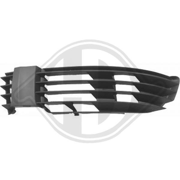 DIEDERICHS 2246147 Bumper grill Fitting Position: Left, Vehicle Equipment: for vehicles without front fog light
