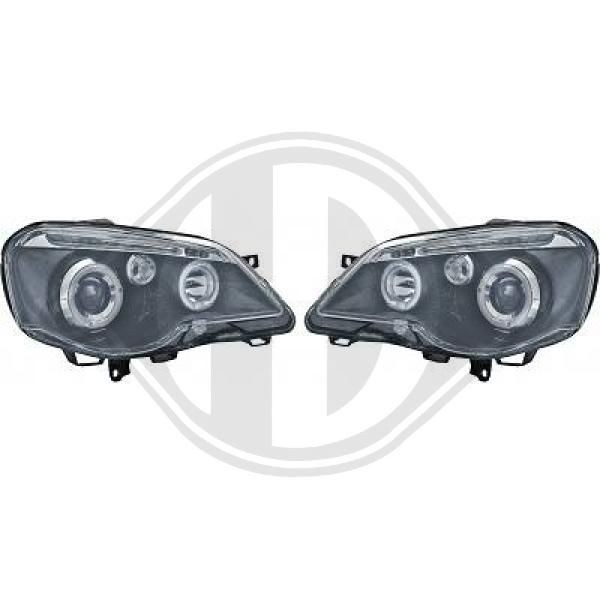 DIEDERICHS Headlights LED and Xenon VW Polo IV Saloon (9A4, 9A2, 9N2, 9A6) new 2205880