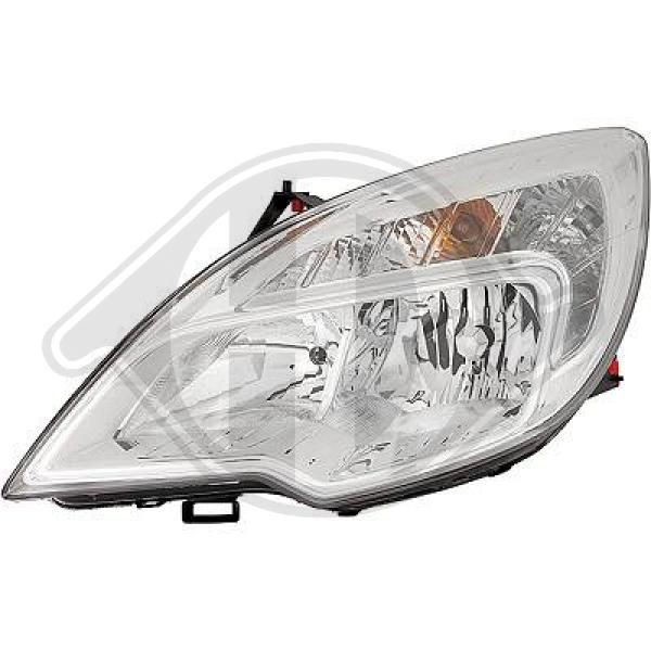 DIEDERICHS 1876981 Opel MERIVA 2017 Headlight