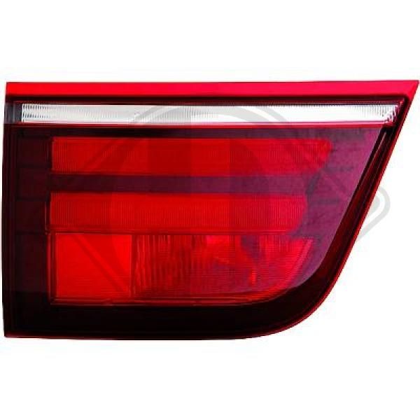 1291192 DIEDERICHS Tail lights BMW Right, Inner Section, LED, P21W, with bulb holder