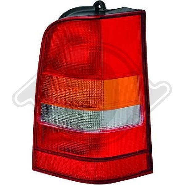 DIEDERICHS 1665090 Rear light Right, without bulb holder