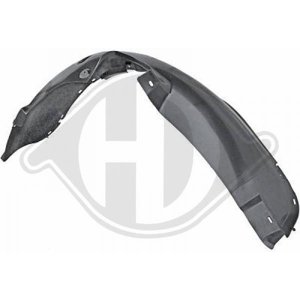 DIEDERICHS Wheel arch cover rear and front VW PASSAT (32B) new 2213008