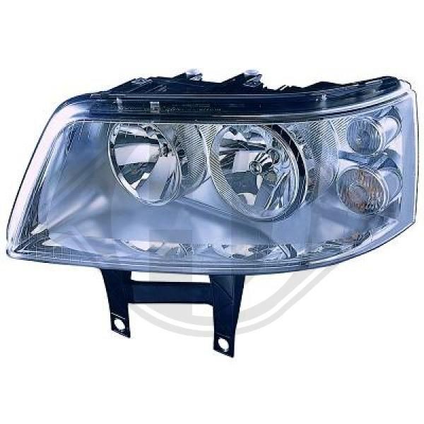 DIEDERICHS Priority Parts 2272082 Headlight Right, H7, H7/H1, H1