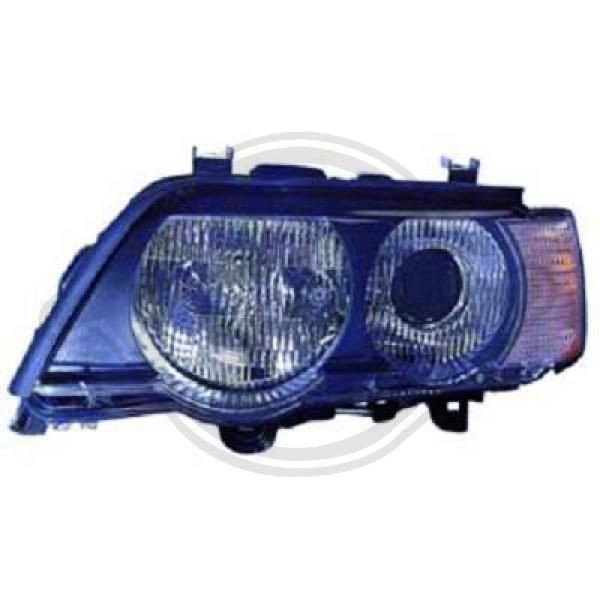 DIEDERICHS 1290085 BMW X5 E53 2000 Front lights Left, D2S, HB3, with motor for headlamp levelling, without accessories