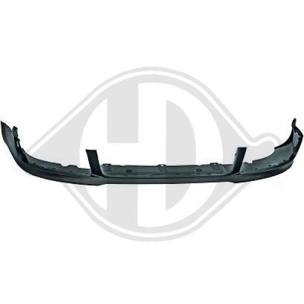 1017362 DIEDERICHS Front spoiler AUDI Front, for retrofitted equipment