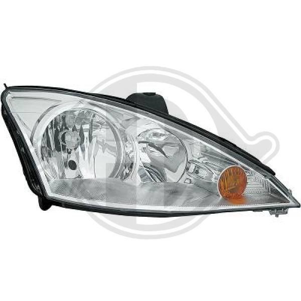 DIEDERICHS 1415180 Headlight Right, H1, H1/H7, H7, with indicator