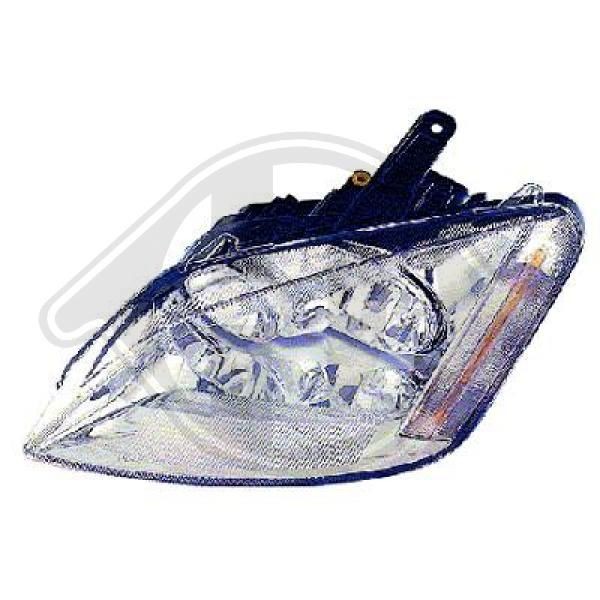 DIEDERICHS 1465980 Headlight Right, H7, H7/H1, H1, for right-hand traffic, without electric motor