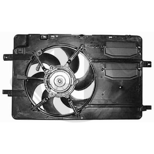 Opel CORSA Cooling fan 7051685 DIEDERICHS 8580716 online buy