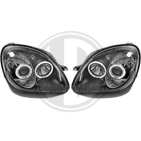 Headlights suitable for MERCEDES-BENZ SLK (R170) LED and Xenon