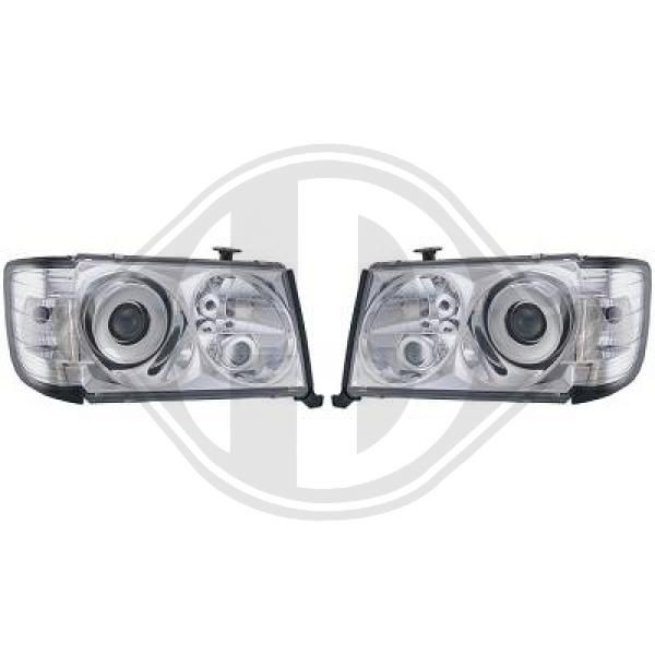 Mercedes-Benz Stufenheck Headlight set DIEDERICHS 1612480 cheap