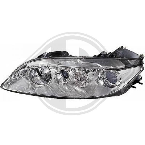 DIEDERICHS 5625083 Headlight Left, H1/H1/H3, with front fog light, with motor for headlamp levelling