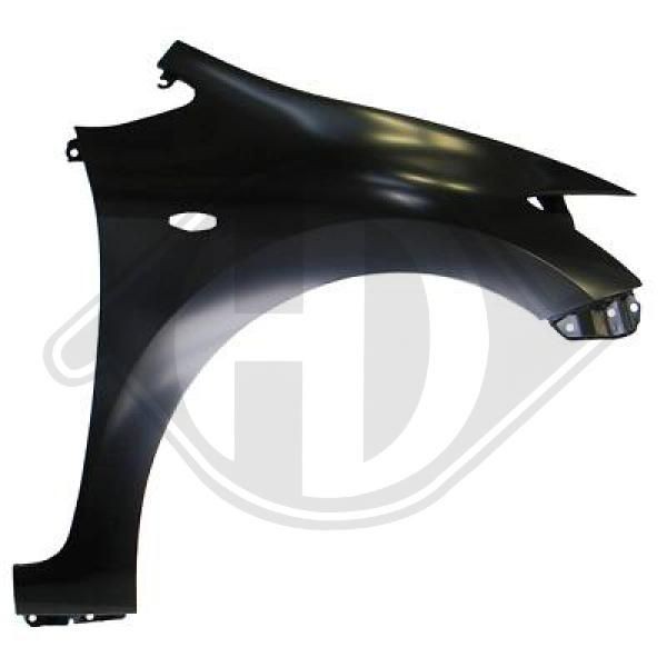 DIEDERICHS 6619006 Wing fender Right Front