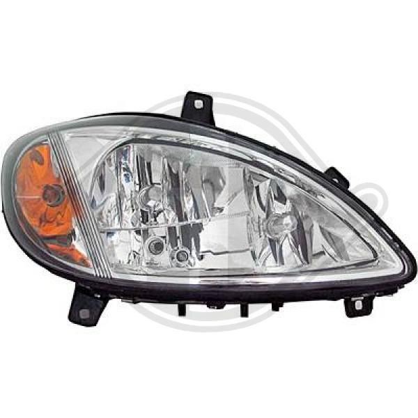 DIEDERICHS Front lights LED and Xenon Mercedes Vito Mixto W639 new 1666082