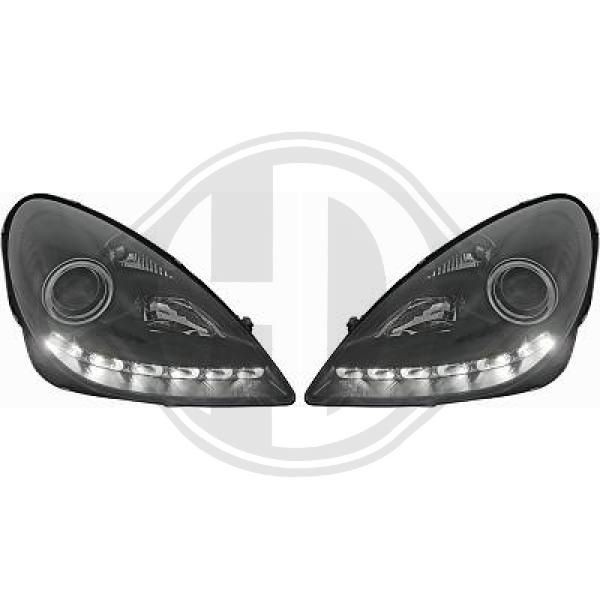 Mercedes-Benz SLK Headlight set DIEDERICHS 1636480 cheap