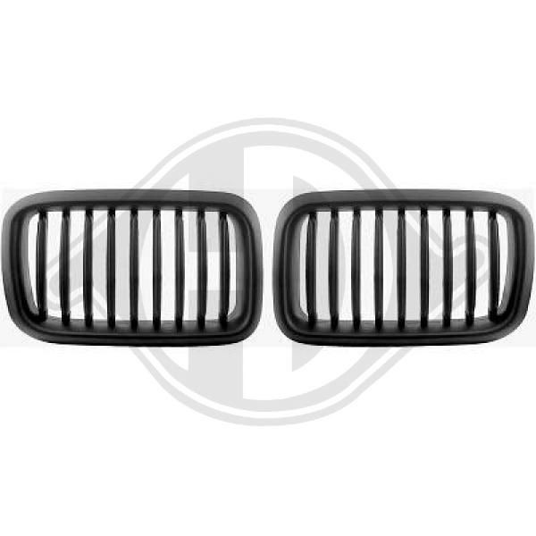 Grille assembly DIEDERICHS HD Tuning black - 1213340
