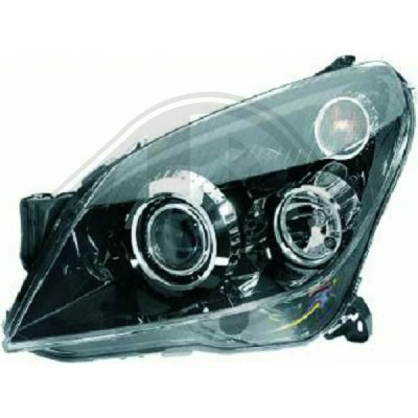 DIEDERICHS Headlight assembly LED and Xenon Opel Astra H TwinTop new 1806984