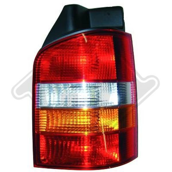 DIEDERICHS 2272090 Rear light Right, Rear Section, without bulb holder