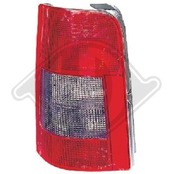4011690 DIEDERICHS Tail lights PEUGEOT Right, without bulb holder