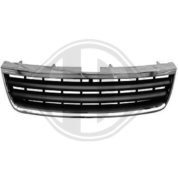 DIEDERICHS 2285240 Front grill VW TOUAREG 2004 in original quality
