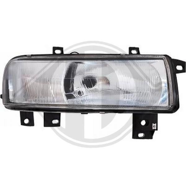 DIEDERICHS Right, H4 Vehicle Equipment: for vehicles with headlight levelling Front lights 1885980 buy