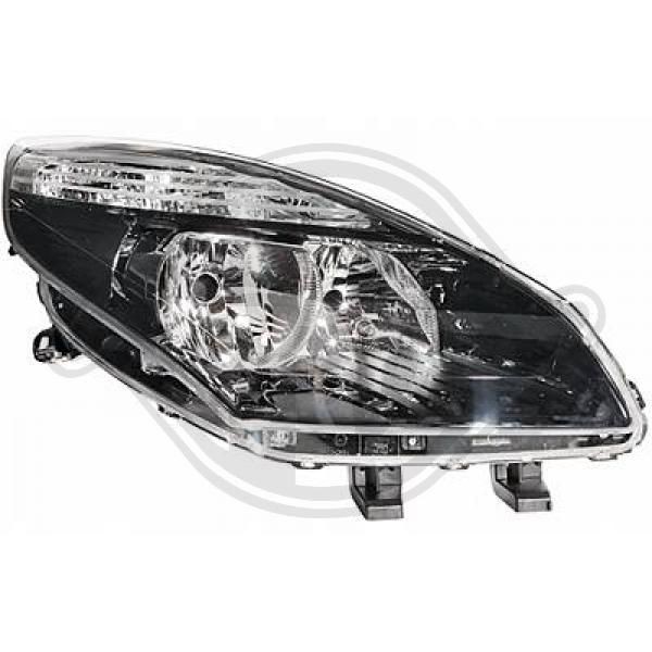 DIEDERICHS Right, H7/H7 Vehicle Equipment: for vehicles with headlight levelling Front lights 4465480 buy