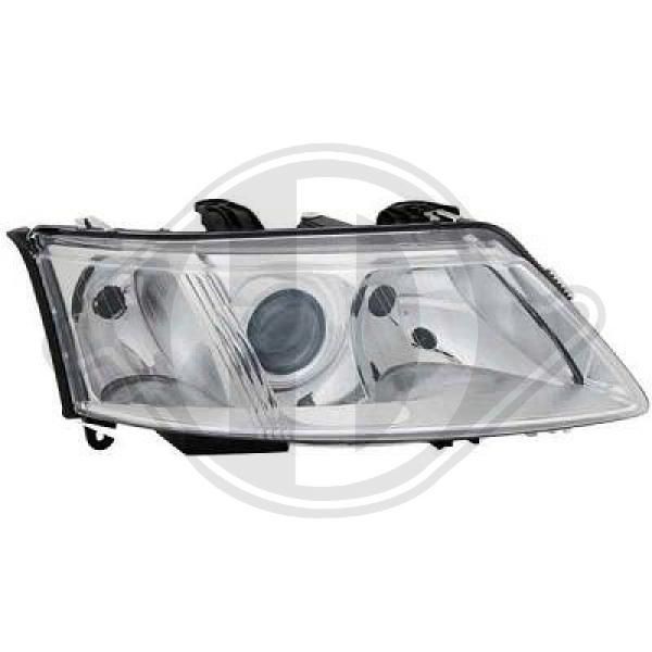 DIEDERICHS 7514080 Headlight Right, H7/H7, with motor for headlamp levelling