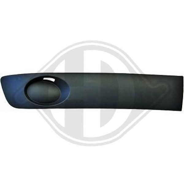 DIEDERICHS Fitting Position: Right, Vehicle Equipment: for vehicles without front fog light Ventilation grille, bumper 2273146 buy