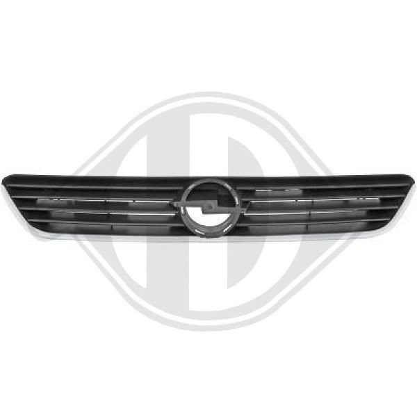 DIEDERICHS 1805040 Opel ASTRA 2001 Front grill