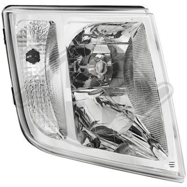 DIEDERICHS 1454680 Headlight Right, H4, with motor for headlamp levelling