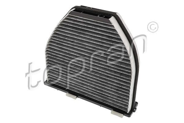 407 740 001 TOPRAN Filter Insert, with Odour Absorbent Effect, Activated Carbon Filter, 224 mm x 283 mm x 85 mm Width: 283mm, Height: 85mm, Length: 224mm Cabin filter 407 740 buy