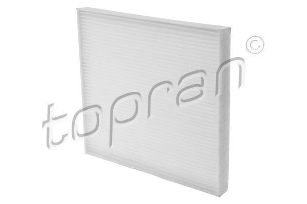 TOPRAN 207 624 Pollen filter Filter Insert, Pollen Filter, 267 mm x 216 mm x 20 mm, rectangular