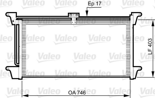 VALEO 818992 Klimakondensator für SCANIA 4 - series LKW in Original Qualität