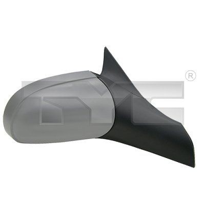 TYC 325-0123 Wing mirror Right, primed, Control: linkage, Convex