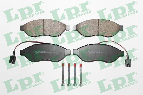 LPR with bolts/screws Height: 61,5mm, Width: 169,2mm, Thickness: 19,2mm Brake pads 05P1698 buy