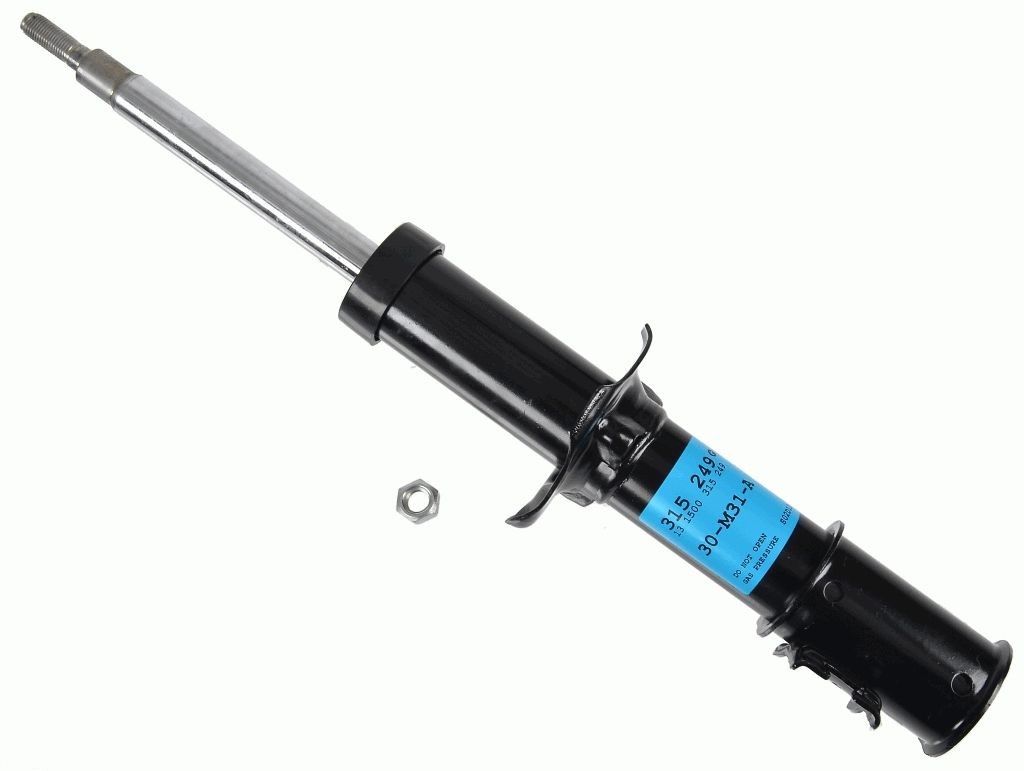 SACHS 315 249 Shock absorber Right, Gas Pressure, Twin-Tube, Suspension Strut, Top pin