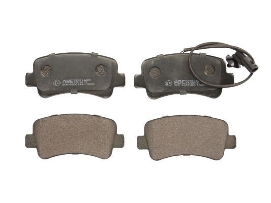ABE Rear Axle, with acoustic wear warning Height: 59,8mm, Width: 128,6mm, Thickness: 18,1mm Brake pads C2R014ABE buy