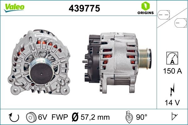 VALEO 439775 Audi Q5 2014 Generator