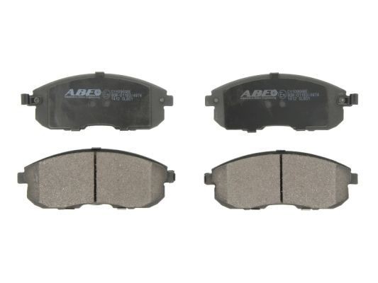 ABE C11096ABE Brake pad set Front Axle, with acoustic wear warning