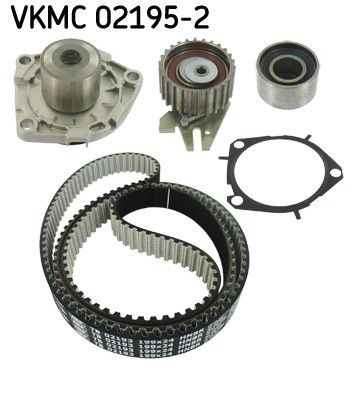 Original VKMC 02195-2 SKF Water pump and timing belt kit ALFA ROMEO