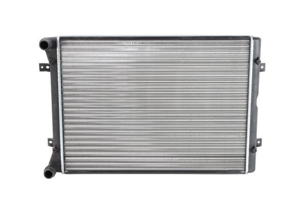 THERMOTEC D7W057TT Engine radiator for vehicles with/without air conditioning, 600 x 453 x 30 mm, Automatic Transmission, Manual Transmission, Mechanically jointed cooling fins