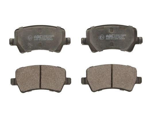 ABE Rear Axle, not prepared for wear indicator Height: 48,6mm, Width: 106,2mm, Thickness: 16,8mm Brake pads C2G019ABE buy